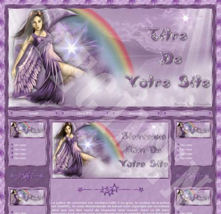un ange mauve
